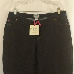 NWT size L pajama jeans bootcut color indigo